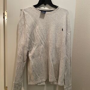 Polo Ralph Lauren Cream Waffle Knit Shirt